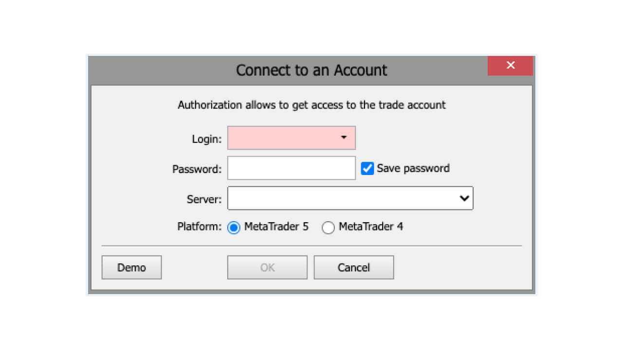Log into the terminal