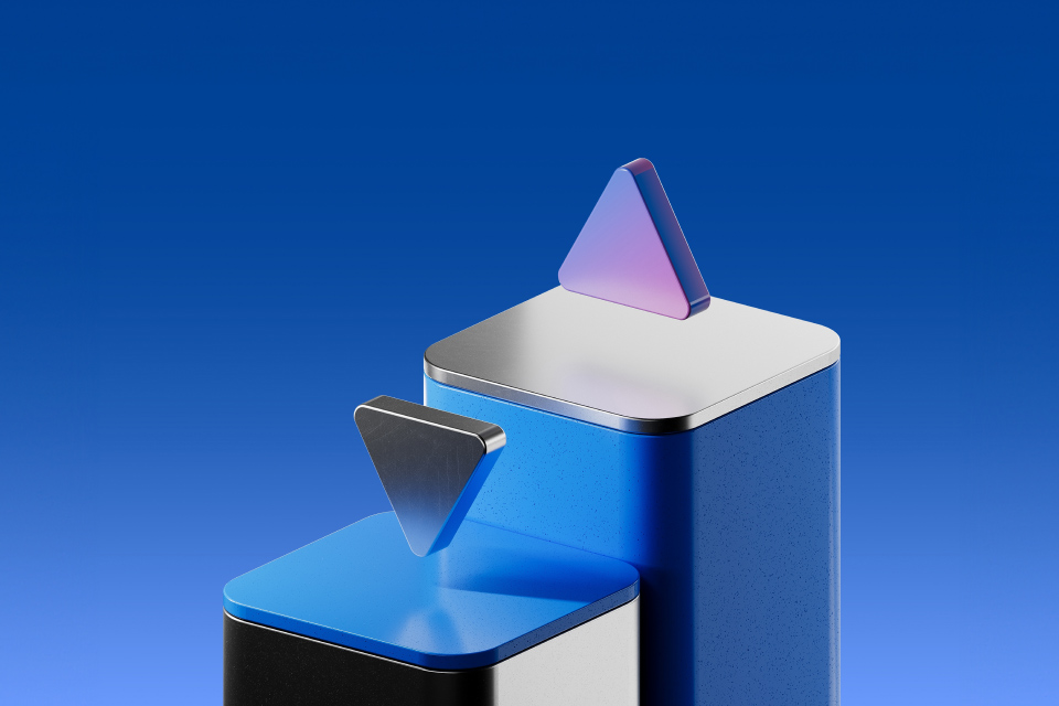 3D abstract representation of price action trading strategy, illustrating key concepts from the ultimate guide to price action trading.