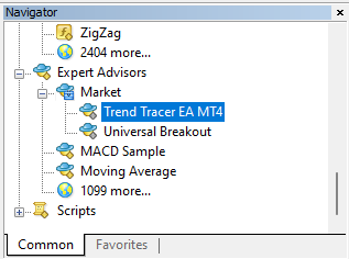 adjust Expert Advisors settings