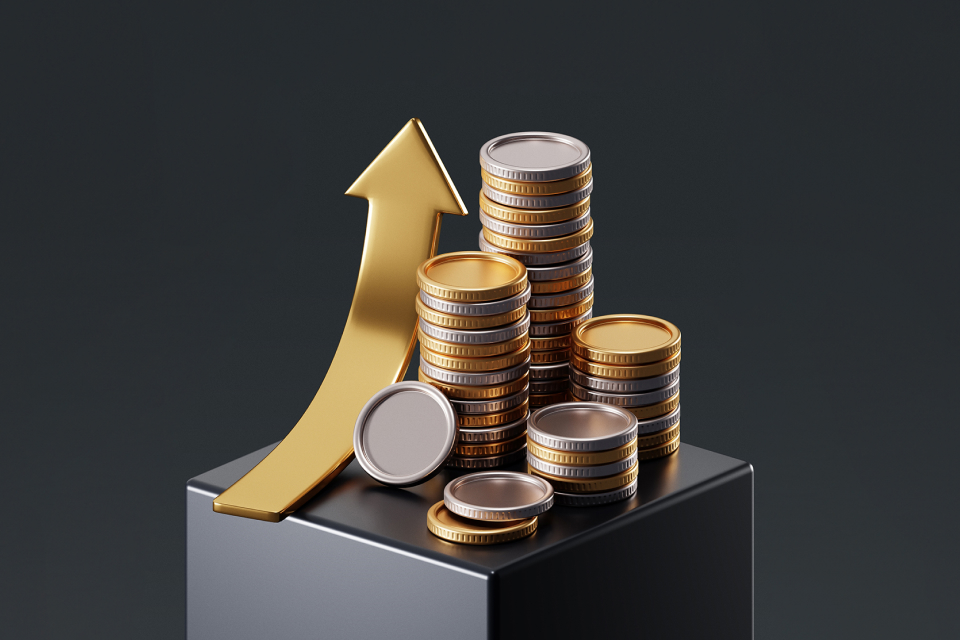 A collection of emerging market currencies with financial charts, illustrating emerging market currencies to watch
