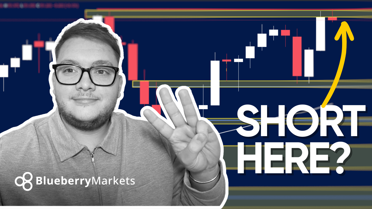 Understanding Japan's Stance on JPY Weakening, illustrated by Jon Kibbler holding up three fingers with a financial chart in the background.