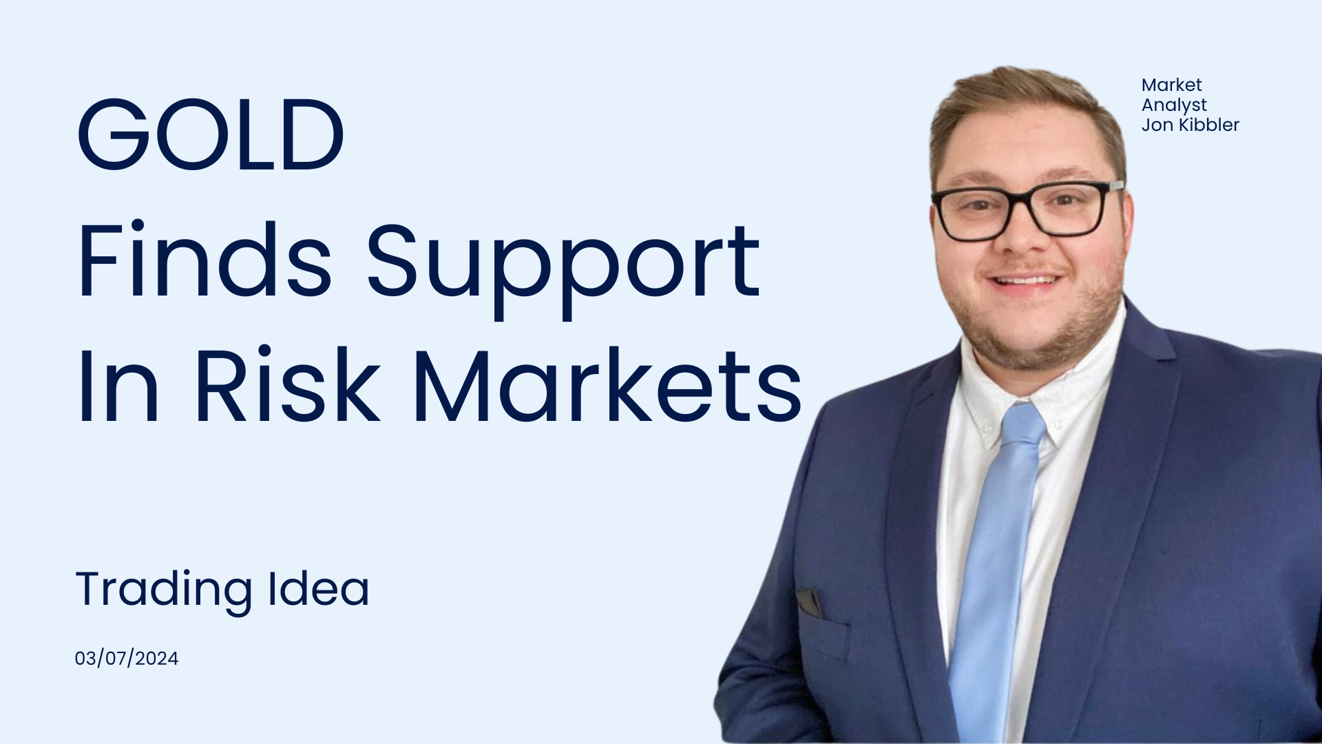  A promotional image featuring market analyst Jon Kibbler on the right