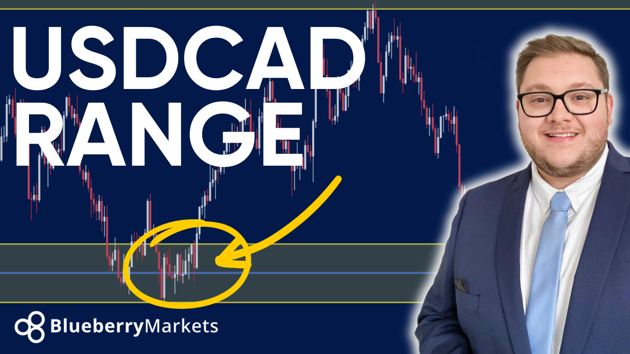 Master Trading The Range In Forex | In The Trading Zone — with USD/CAD range text, featuring Jonathan Kibbler and graph and chart visuals in the background.