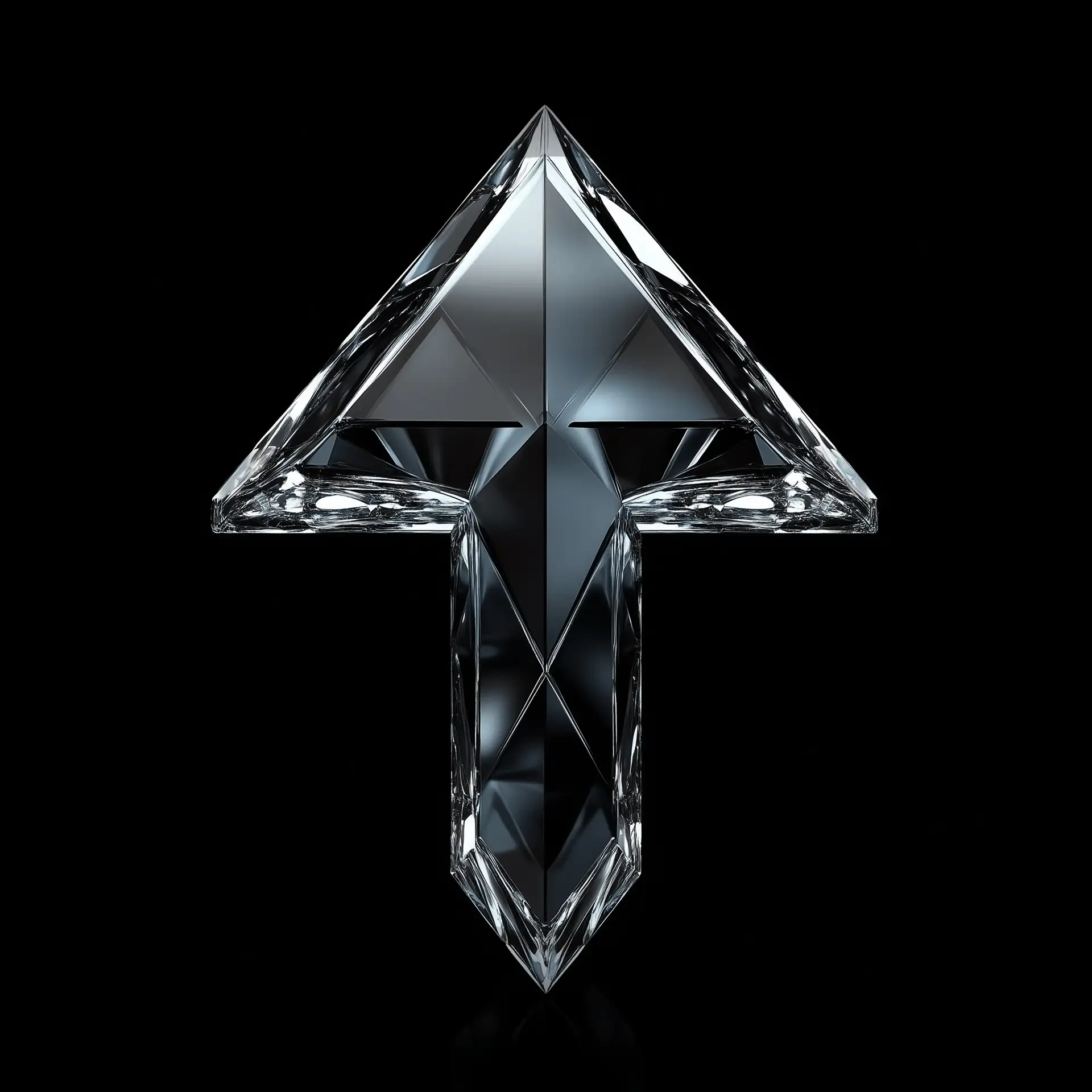 3d image of an arrow upward