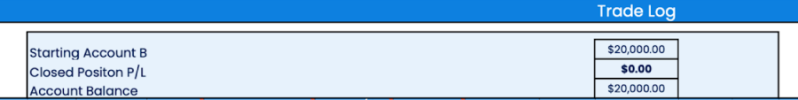 trading log sample