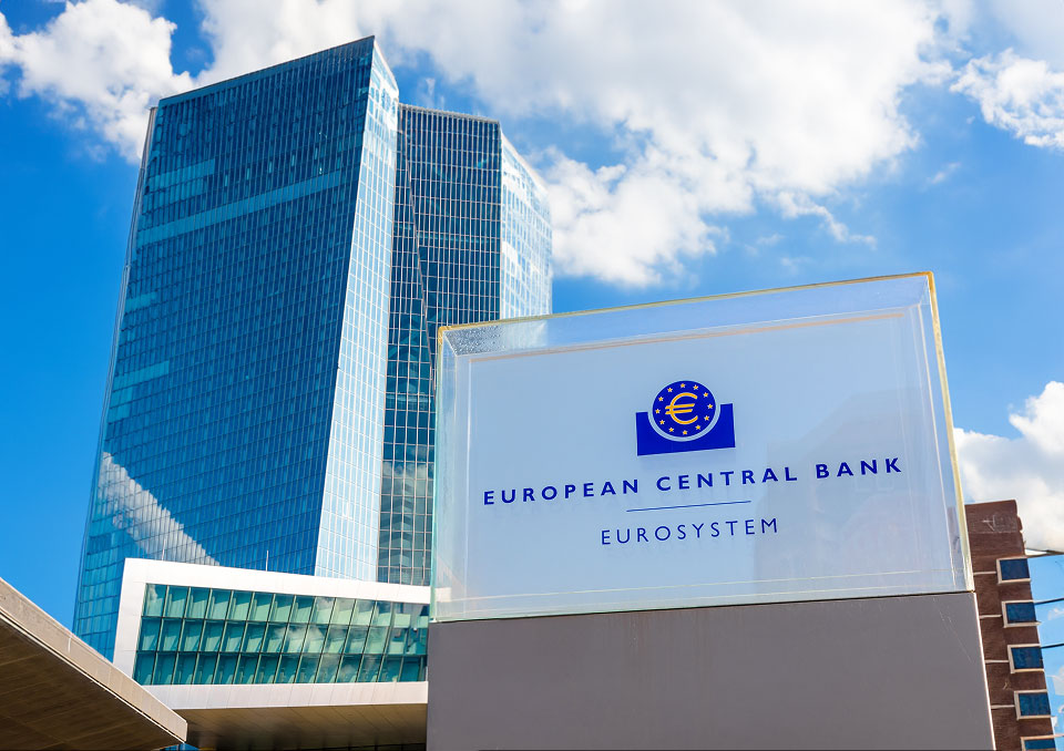 The ECB, or European Central Bank, is the central bank for the Eurozone