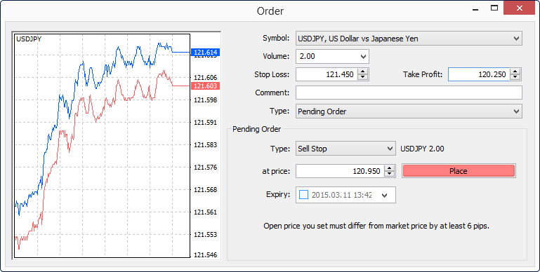 Multiple trading orders