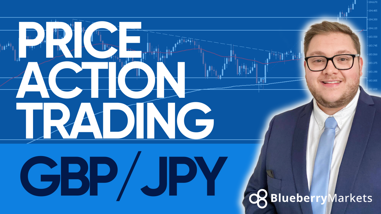 Price Action Trading In Forex, illustrated by Jonathan Kibbler with a chart background and the text "GBP" and "JPY" below.
